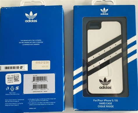 Genuine Adidas Moulded Hard Shell Case Cover for Apple 